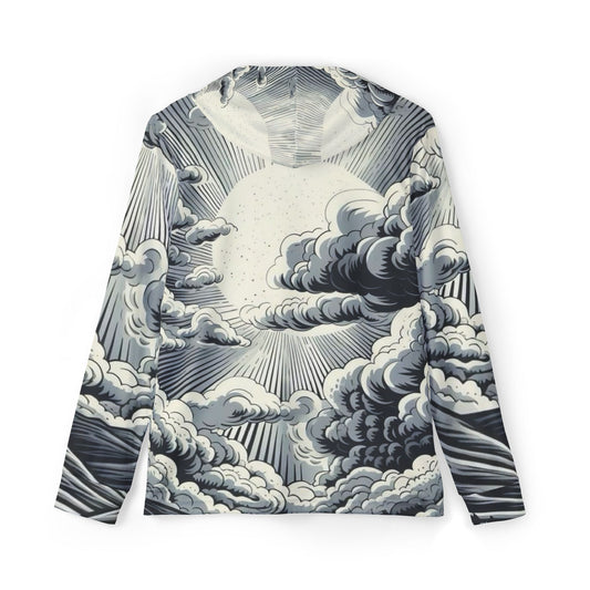 Cloudscape Hoodie with "CRYPTIK93" Gothic Script