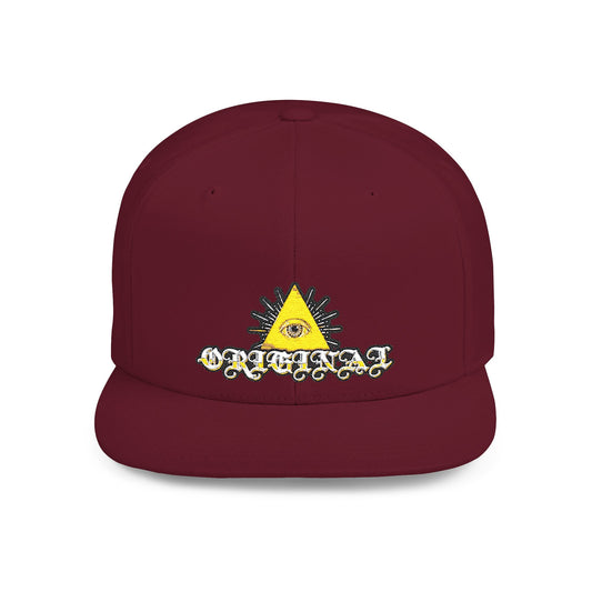 Snapback Hat, Original Logo Embroidery