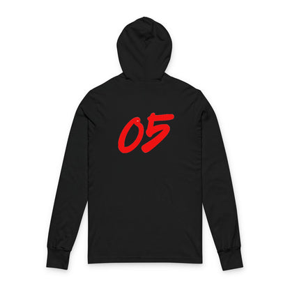 Hooded Tee - Bad Marvin the Martian Flipping the Bird Art