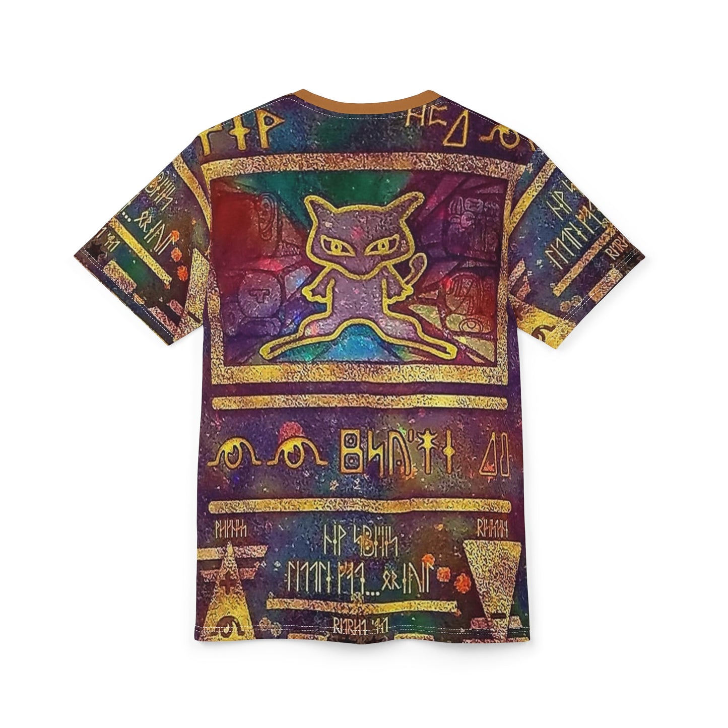 Mystical Vibes Unisex Cut & Sew Tee - Colorful Graphic Tee with Unique Design