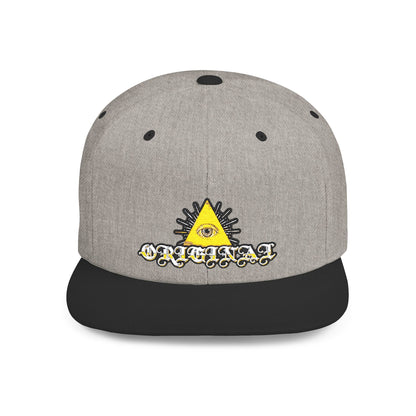 Snapback Hat, Original Logo Embroidery