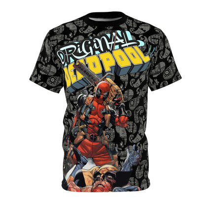 Deadpool Unisex Graphic Tee, Comic Book T-Shirt, Gift for Superhero Fans, Unique Streetwear Style, Fun Casual Apparel