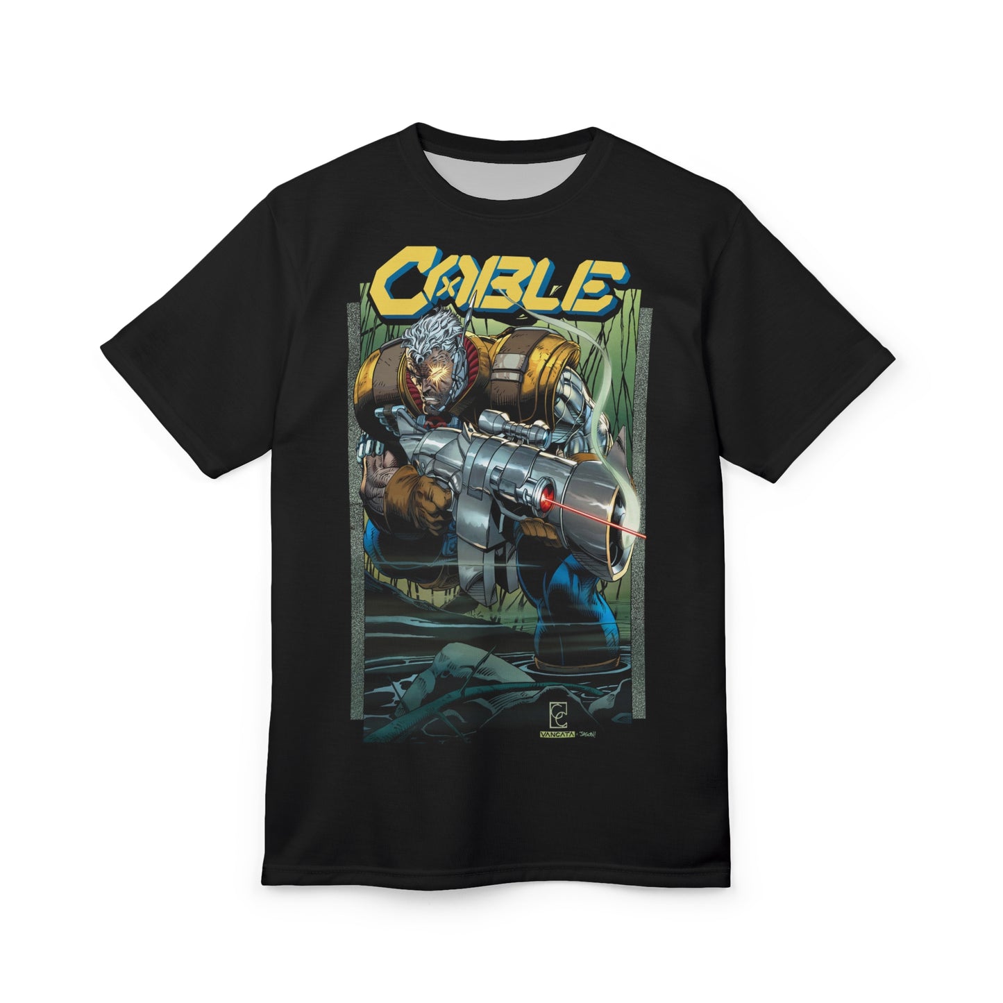 Cable Graphic Tee - Unisex Superhero T-Shirt for Comic Fans