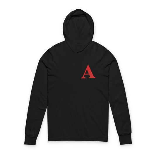 Hoodie - Bold Ace Letter A Diamonds Design