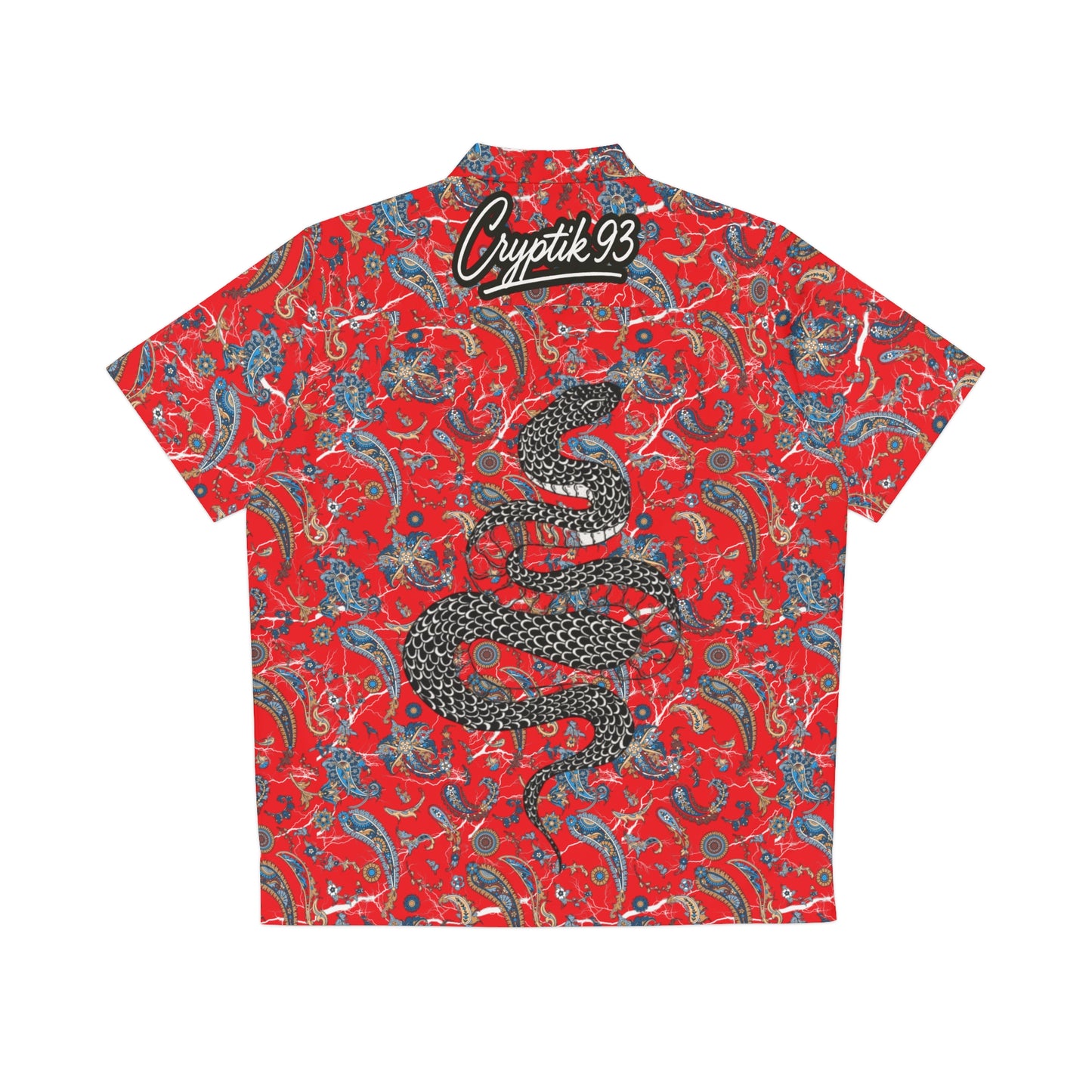 Vintage Paisley Hawaiian Shirt for Men — Tropical Floral AOP Button-Up