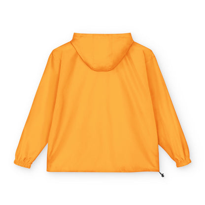 Packable Anorak Jacket - Bright Orange with Original Design