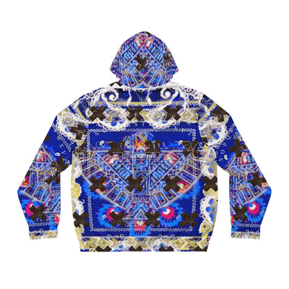 Full-Zip Hoodie - Tacky Encrypted Design Qujia