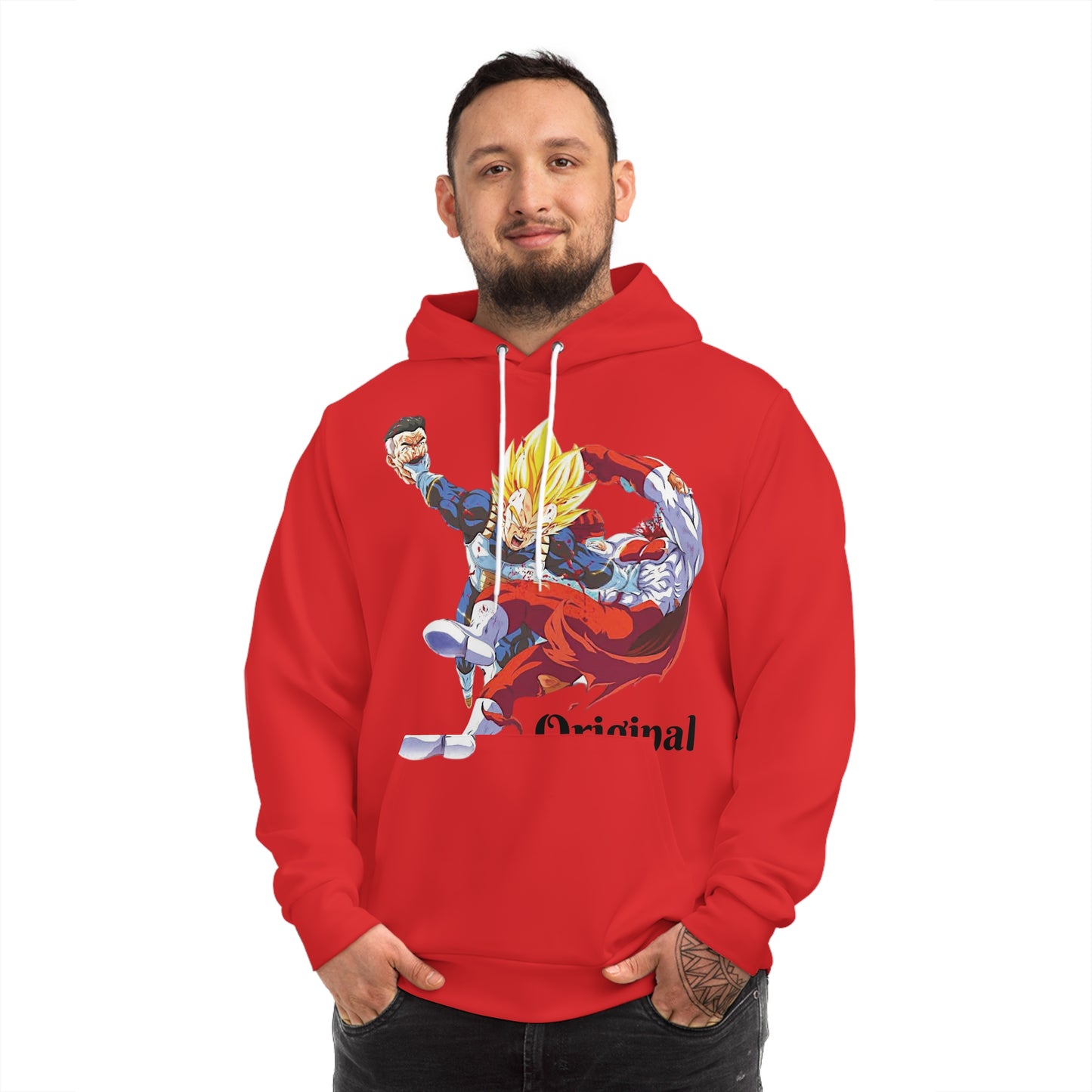 Original-taste Vegeta Anime Graphic Hoodie - Original Design for Fans
