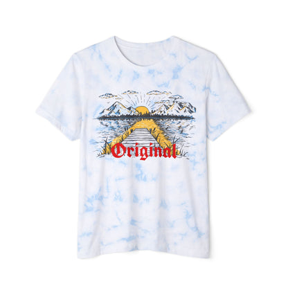 Unisex Tie-Dyed T-Shirt with 'Original' Print - Perfect for Outdoor Adventures