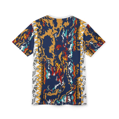 Bohemian Graphic Tee, Unique Art T-Shirt, Unisex AOP Shirt, Festival Top, Colorful Casual Wear, Gift for Friends