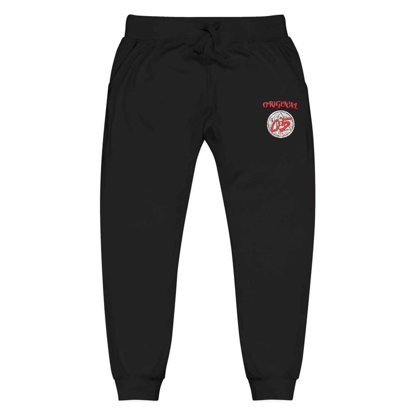 Cozy Embroidered Unisex Fleece Sweatpants for Comfort and Style | Perfect for Lounging, Casual Outings, Gifting, Holidays, and Home