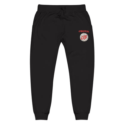 Cozy Embroidered Unisex Fleece Sweatpants for Comfort and Style | Perfect for Lounging, Casual Outings, Gifting, Holidays, and Home