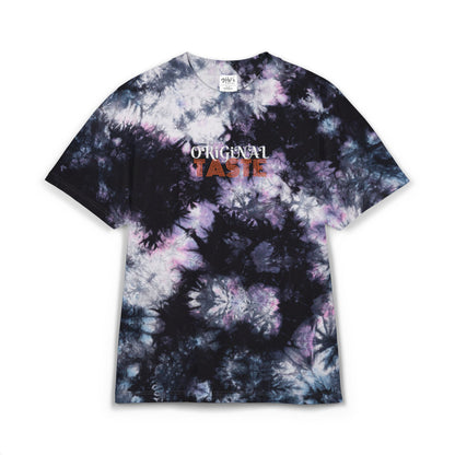 Oversized Tie-Dye T-Shirt with Embroidered 'Original Taste' - Chill Vibes, Casual Style, Gift for Friends, Summer Essentials, Festival Wear
