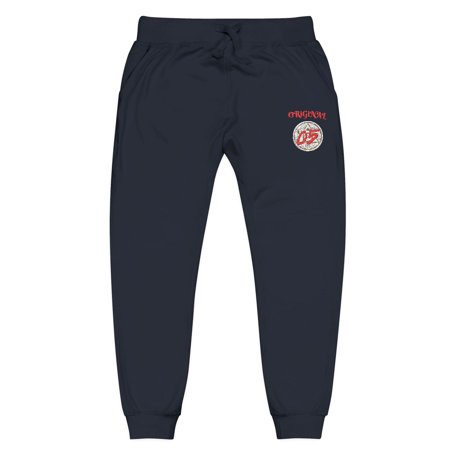 Cozy Embroidered Unisex Fleece Sweatpants for Comfort and Style | Perfect for Lounging, Casual Outings, Gifting, Holidays, and Home