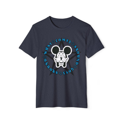 Graphic T-Shirt Bad Mickey Mouse Flipping the Bird Unisex Recycled Organic