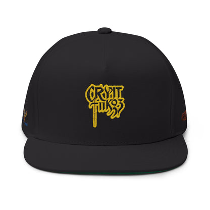 CRYPTIK PAINT CAN LOGO FLAT BILL HAT