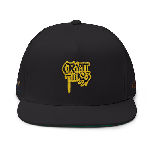 CRYPTIK PAINT CAN LOGO FLAT BILL HAT