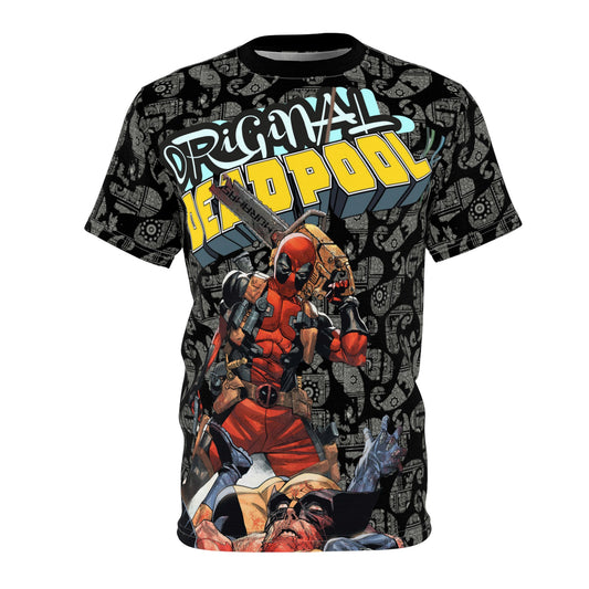 Deadpool Unisex Graphic Tee, Comic Book T-Shirt, Gift for Superhero Fans, Unique Streetwear Style, Fun Casual Apparel