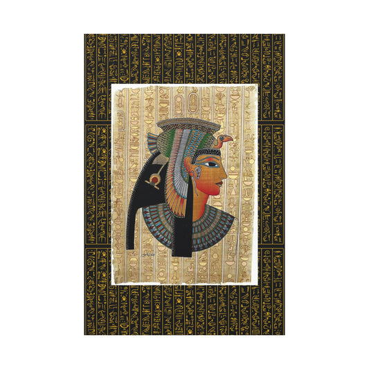 Egyptian Queen Matte Canvas Wall Art - Stretched 1.25"