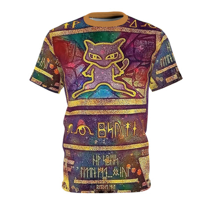 Mystical Vibes Unisex Cut & Sew Tee - Colorful Graphic Tee with Unique Design