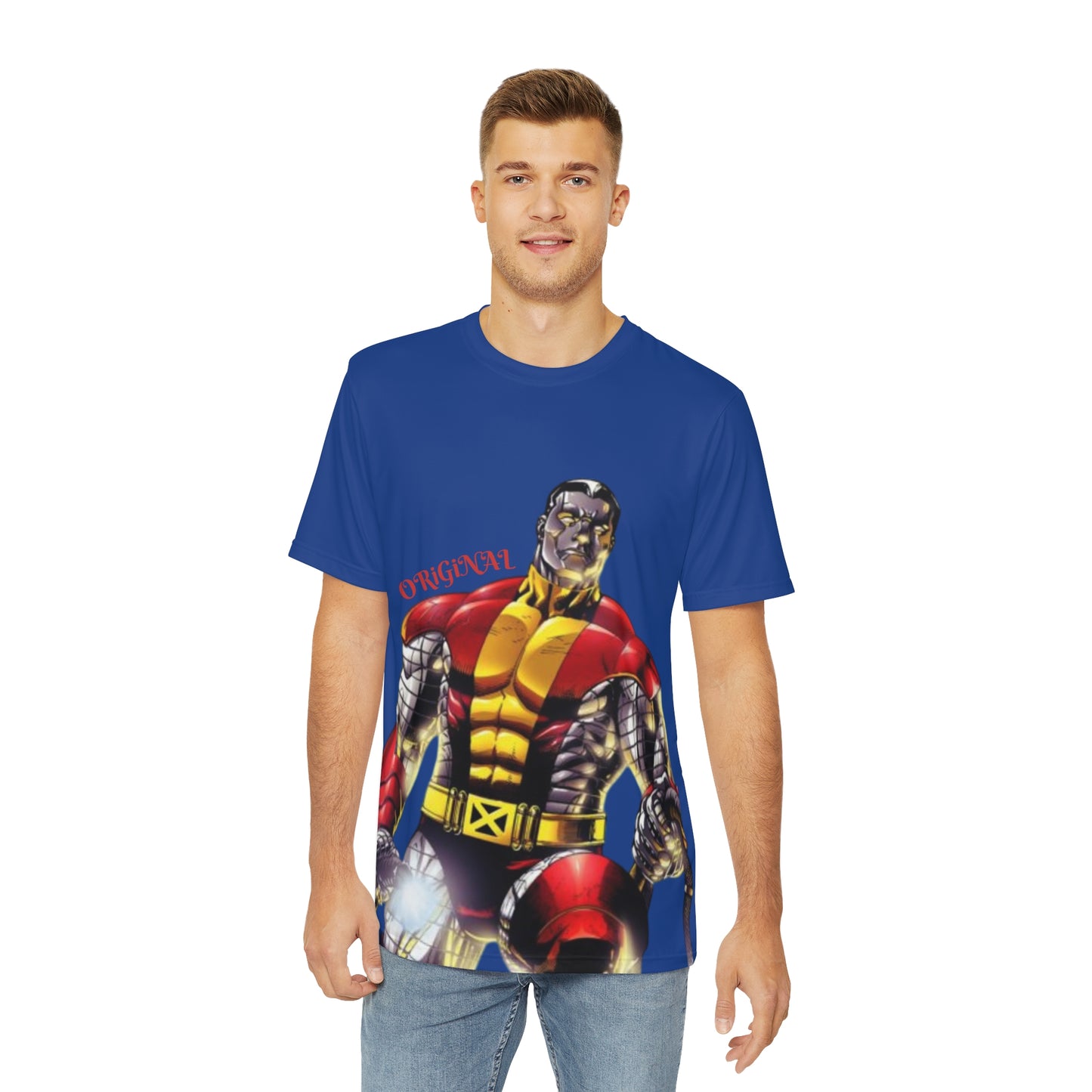 Men's Graphic Tee, Retro Comic Style T-Shirt, Superhero Apparel, Unique Gift for Him, Fun Casual Wear