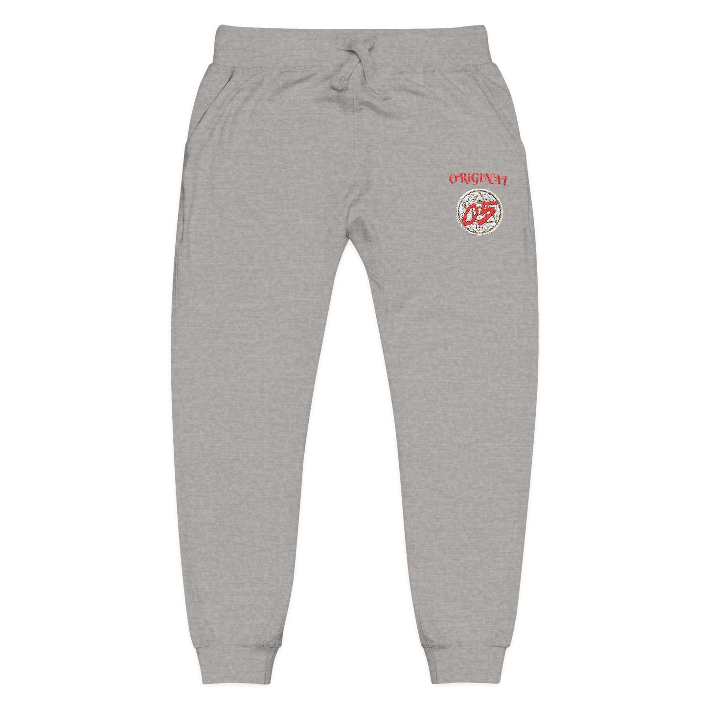 Cozy Embroidered Unisex Fleece Sweatpants for Comfort and Style | Perfect for Lounging, Casual Outings, Gifting, Holidays, and Home