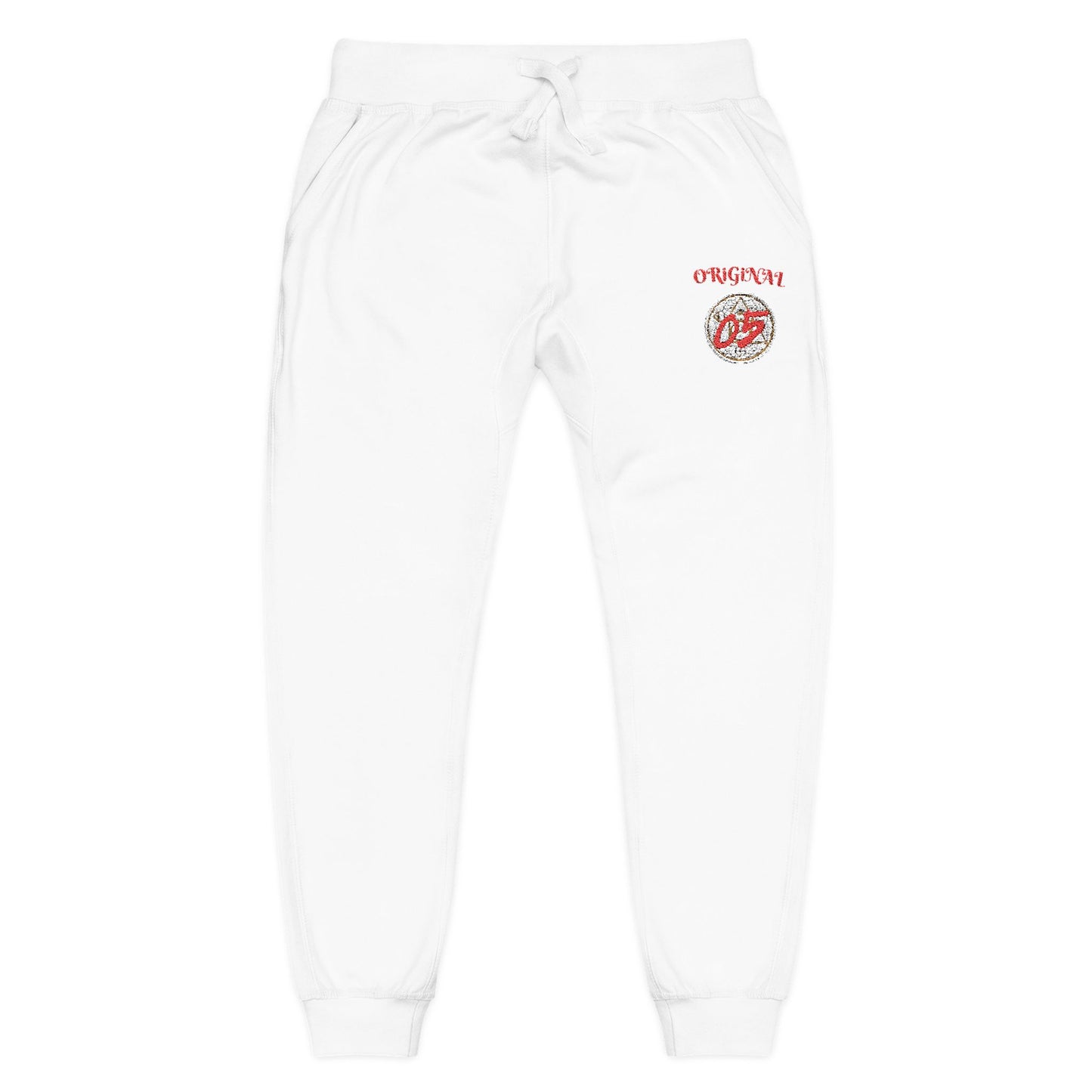 Cozy Embroidered Unisex Fleece Sweatpants for Comfort and Style | Perfect for Lounging, Casual Outings, Gifting, Holidays, and Home