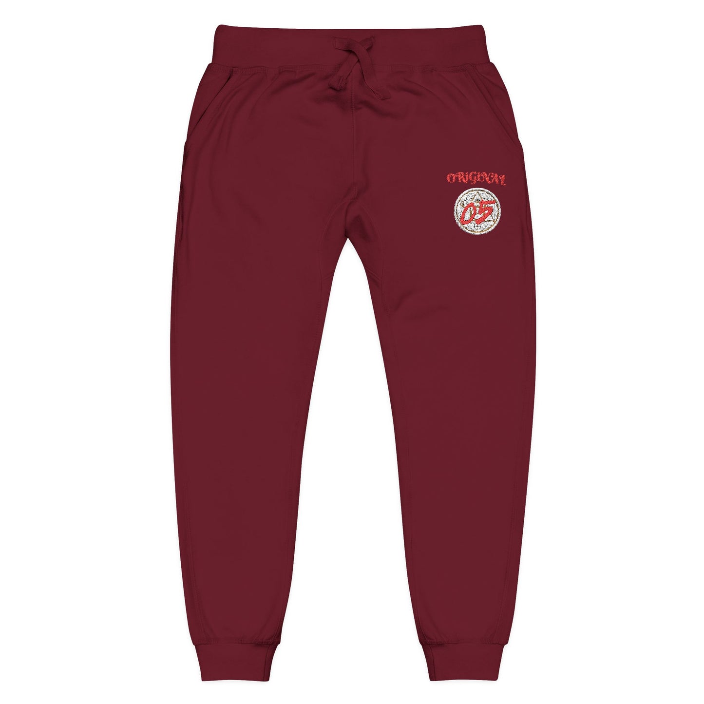 Cozy Embroidered Unisex Fleece Sweatpants for Comfort and Style | Perfect for Lounging, Casual Outings, Gifting, Holidays, and Home