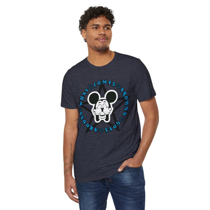 Graphic T-Shirt Bad Mickey Mouse Flipping the Bird Unisex Recycled Organic