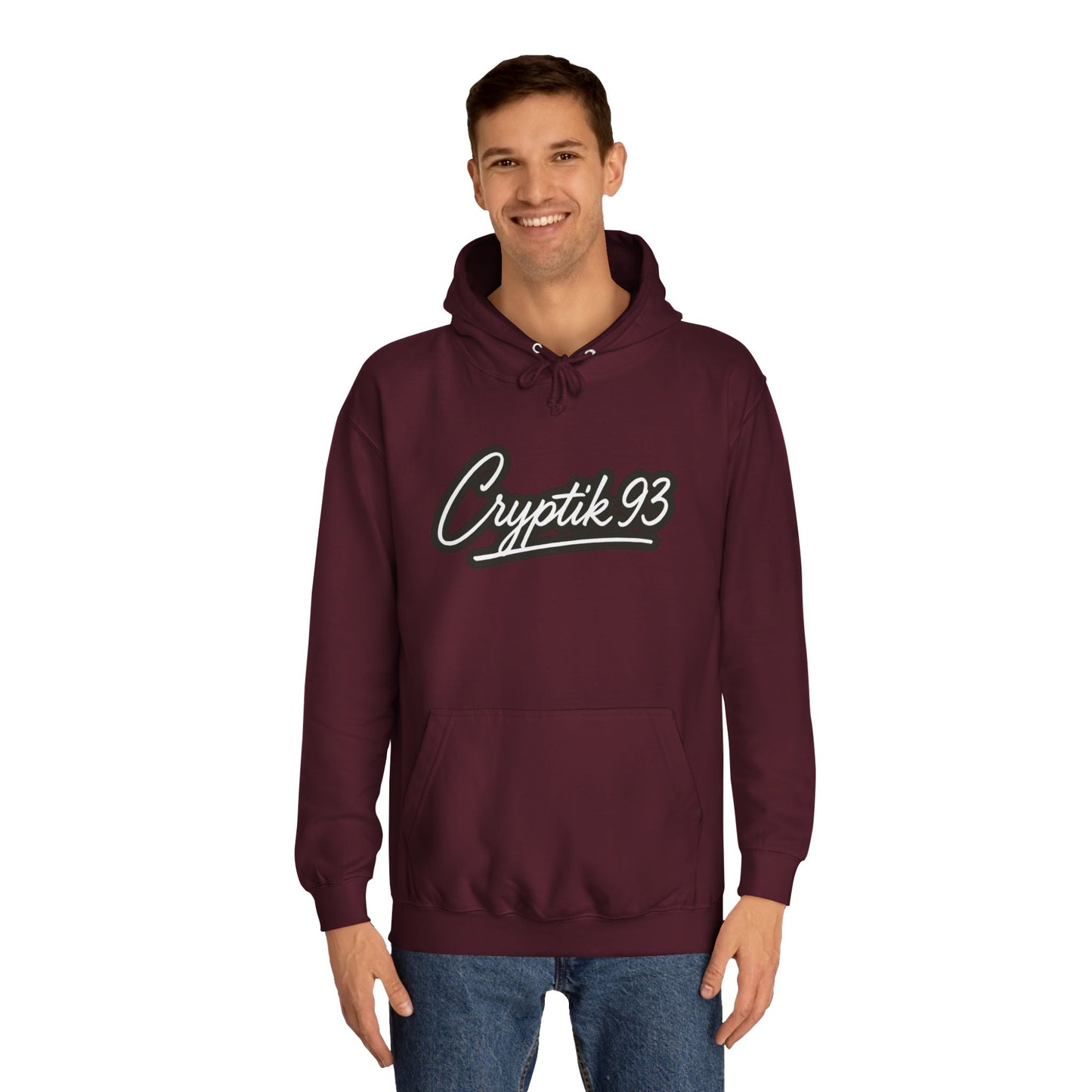 Cryptik93 Unisex College Hoodie - Stylish Comfort for College Life
