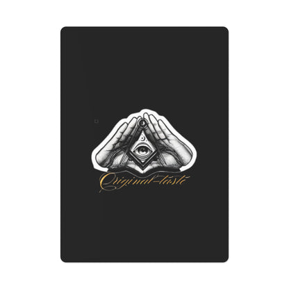 Cartomancy Poker Cards - Original-Taste Logo, Bright White