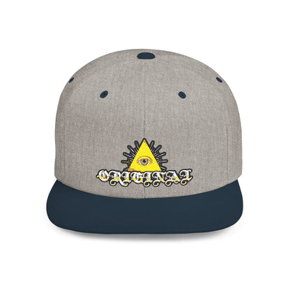 Snapback Hat, Original Logo Embroidery