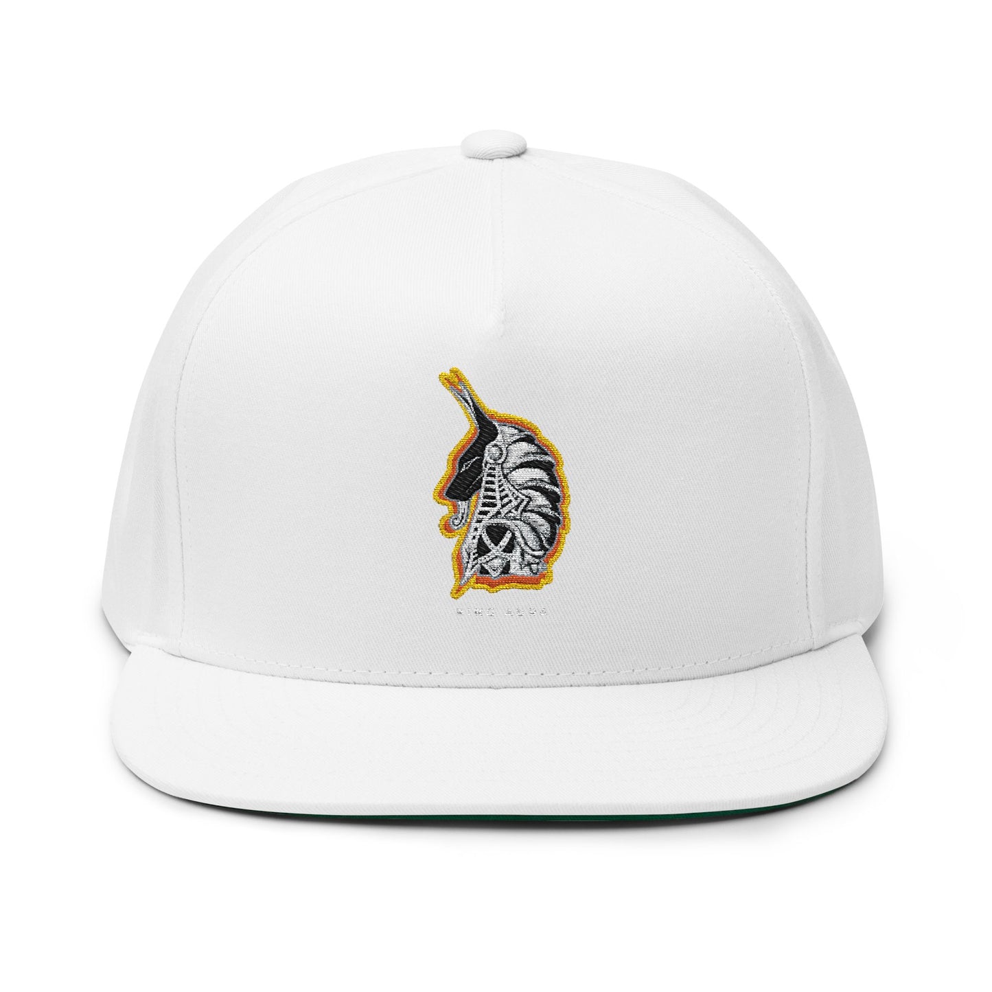 Stylish Embroidered Flat Bill Cap for Trendsetters, Adjustable Hat, Streetwear Cap, Casual Headwear, Gift for Fashion Lovers