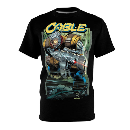 Cable Graphic Tee - Unisex Superhero T-Shirt for Comic Fans