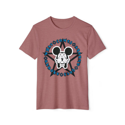 Graphic T-Shirt Bad Mickey Mouse Flipping the Bird Unisex Recycled Organic